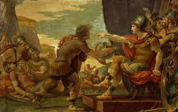Giuseppe Cades, Alexander the Great Refuses to Take Water