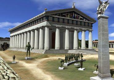 Ο ναός του Διός στην Ολυμπία