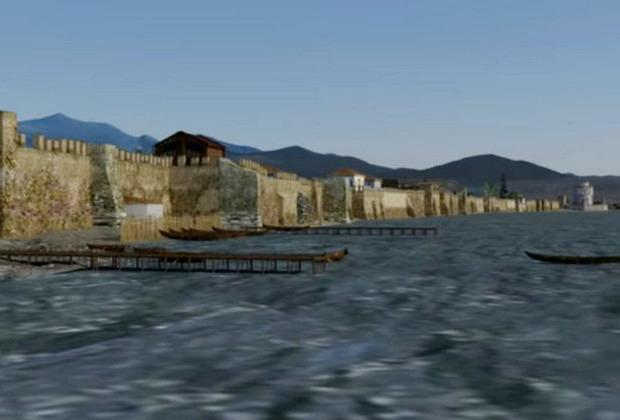 Το Παραθαλάσιο Τείχος της Θεσσαλονίκης, μια τρισδιάστατη αναπαράσταση